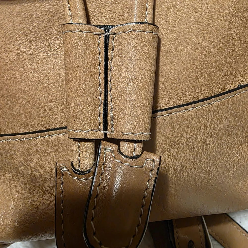 Coach Tan Leather Backpack - Picture 11 of 13